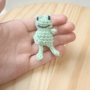 Handmade Green Frog Toy